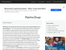 Tablet Screenshot of pipelinedrugs.com